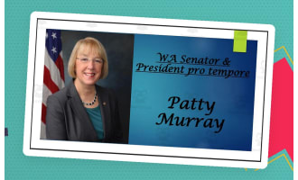 Patty Murray (WA Senator and President pro tempore) BIO PPT