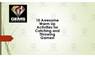 PE Warmup Games: Throwing and Catching