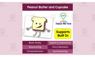 Peanut Butter and Cupcake | Book Companion Activities | Digital Book Study
