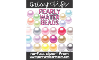 Pearly Water Beads Clipart