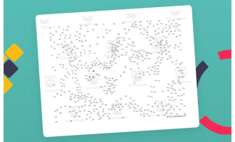 Pegasus Extreme Difficulty Dot-to-Dot / Connect the Dots
