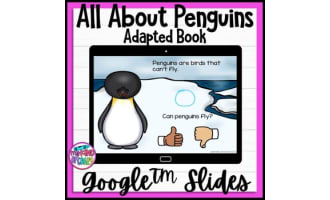 Penguin Life Cycle Adapted Book / Google Slides