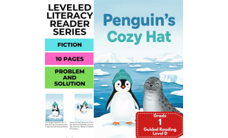 Penguin's Cozy Hat Cored Literacy Readers Level D
