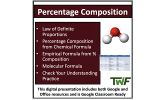 Percent Composition - Senior Chemistry Lesson
