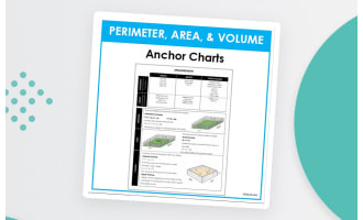 Perimeter, Area & Volume – Measurement Anchor Set