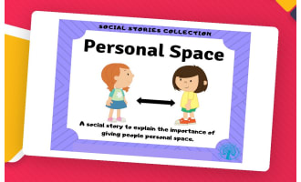 Personal Space – Reassuring 6-Page Social Story