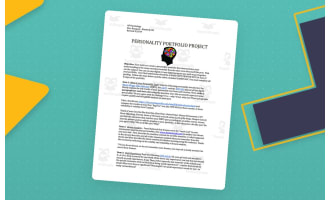 Personality Portfolio Project