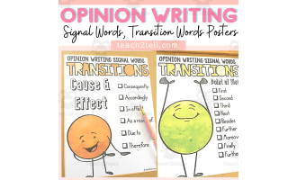 Persuasive Writing Anchor Charts – Signal Words Posters