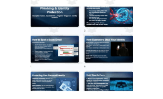 Phishing & Social Engineering Unit 2 Expansion Pack: Slides & Quiz