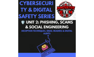 Phishing, Scams & Social Engineering: Cybersecurity Pack (Grades 6–12)