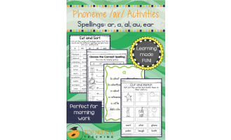 Phoneme /ar/ Activity Packet