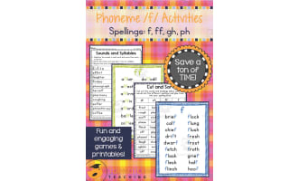 Phoneme /f/ Activity Packet