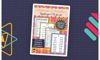 Phoneme /f/ Activity Packet