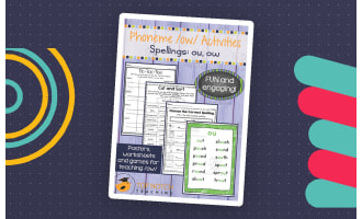 Phoneme /ow/ Activity Packet