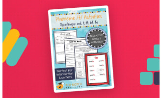 Phoneme /t/ Activity Packet