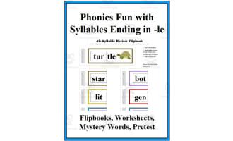 Phonics Fun with Syllables Ending in -le