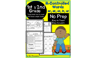 Phonics: R-Controlled Words for 1st and 2nd Grade and Early Readers