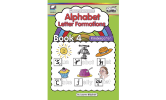 Phonological Awareness: Alphabet Letter Formations - Book 4