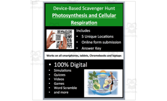 Photosynthesis and Cellular Respiration - Digital Scavenger Hunt Activity