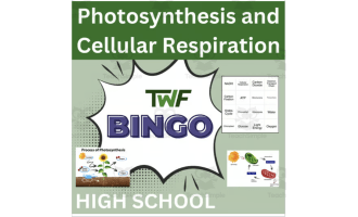 Photosynthesis and Cellular Respiration Science BINGO Activity