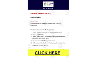 Phrasal Verbs Advanced ESL Lesson Plan