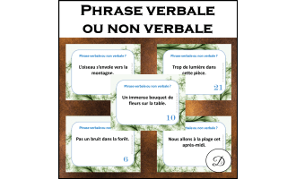 Phrase verbale ou non verbale ? (32 CÀT) / French Grammar