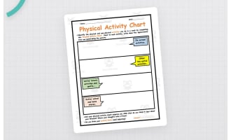 Physical Activity Chart – Tracker & Reflection