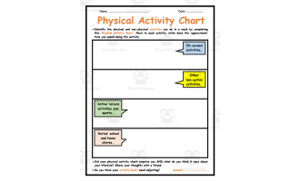 Physical Activity Chart – Tracker & Reflection