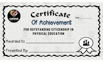 Physical Education Awards Pack