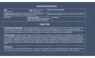 Physical Education Game: Aardvarks and Anteaters