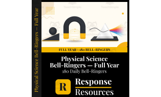 Physical Science Bell Ringers FULL YEAR - 180 Daily Warm-Ups