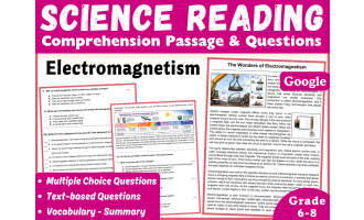 Physical Science Reading Comprehension Passage Electromagnetism (Docs)