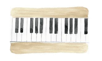 Piano Notes Flashcards