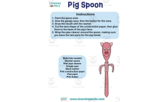 Pig Spoon Activity