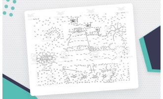 Pirate Ship Connect the Dots PDF