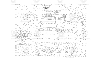 Pirate Ship Connect the Dots PDF