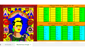 Pixel art: Definite and Indefinite articles
