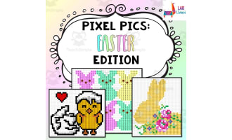 Pixel Pics Spreadsheet Activity: Easter Edition