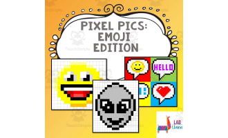 Pixel Pics Spreadsheet Activity: Emojis Edition