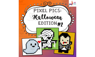 Pixel Pics Spreadsheet Activity: Halloween Edition #2