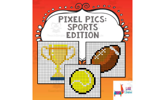 Pixel Pics Spreadsheet Activity: Sports Edition