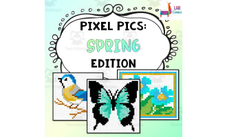 Pixel Pics Spreadsheet Activity: Spring Edition