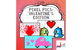 Pixel Pics Spreadsheet Activity: Valentine's Edition