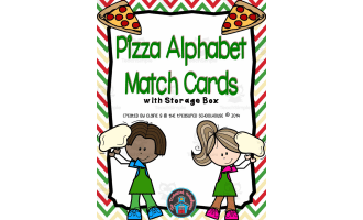 Pizza Alphabet Matching Cards
