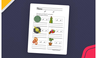 PL & PR Blends Worksheet – Phonics Practice