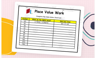 Place Value Activity Sheets