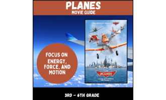 Planes Movie Guide (Force, Motion, Energy, and Speaking/Listening)