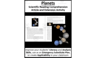 Planets - Reading Article - Grade 8 and Up