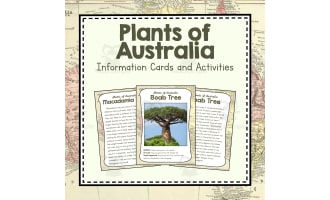 Plants of Australia | Australia Unit Study | Geography Bundle