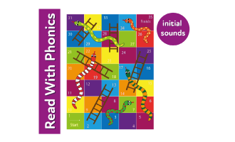 Play Snakes And Ladders: Fun Ways To Practise 3 Letter Words (3 years +)